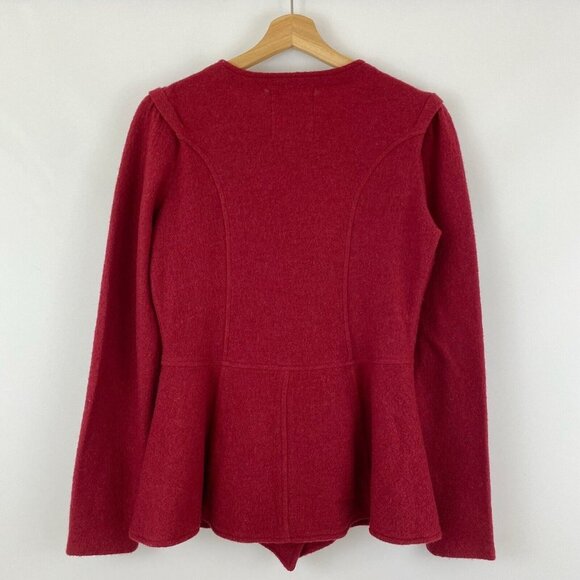 Anthropologie Berry Buttoned Blazer - Picture 3 of 7